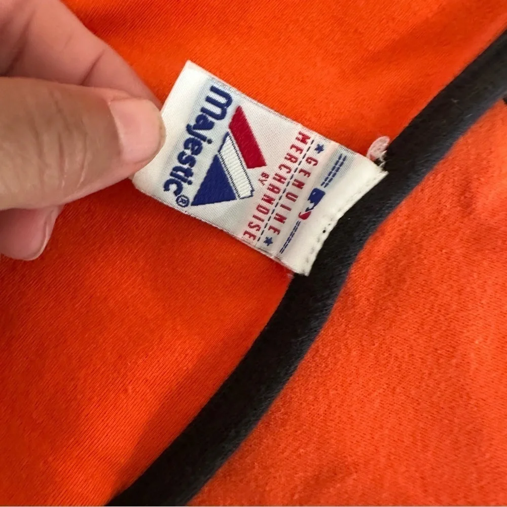 San Francisco Giants Orange Receiving  Blanket